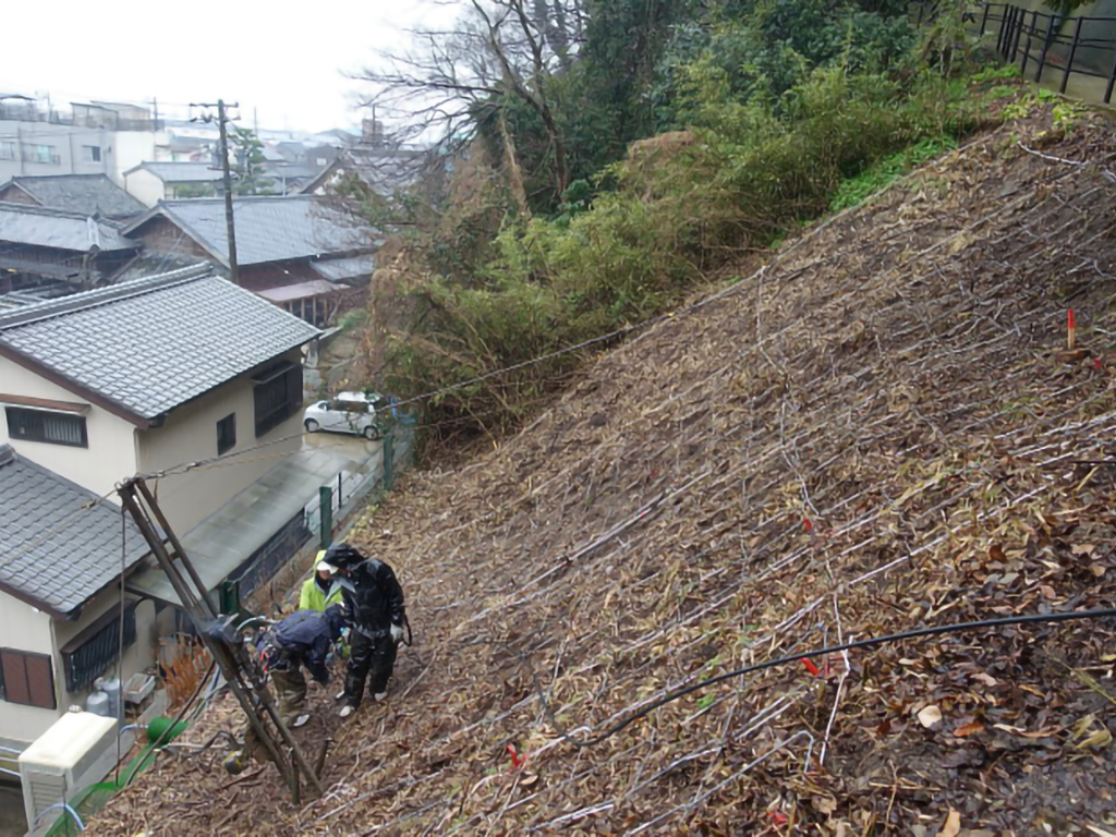 愛知県知多郡南知多町 復旧治山事業工事