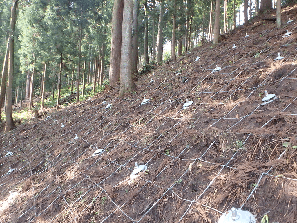 長野県小諸市災害関連緊急治山事業工事