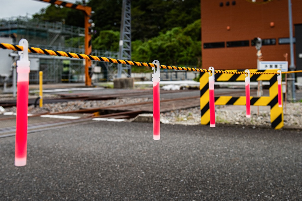 鉄道用信号炎管利用シーンイメージ